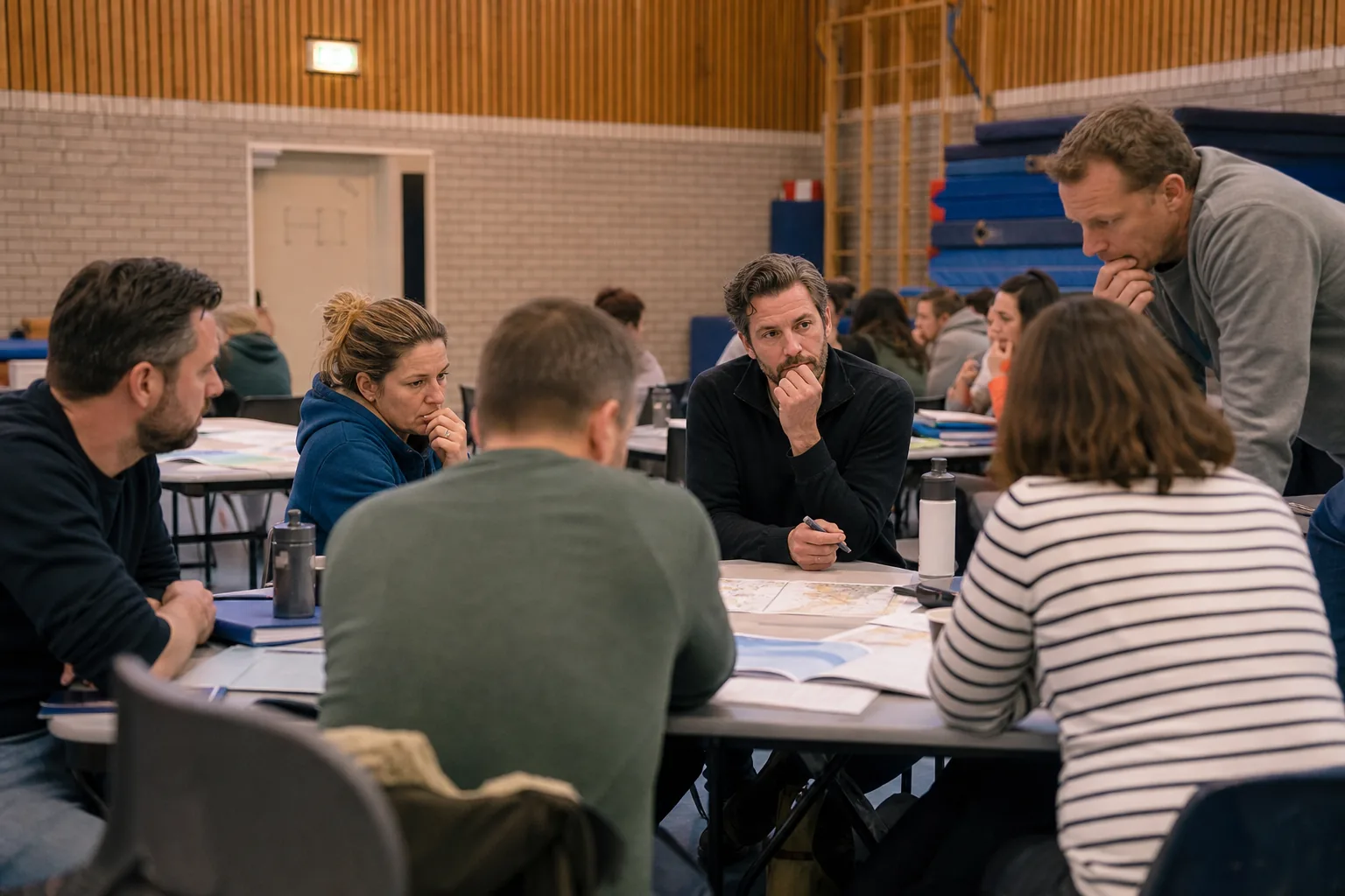 Een Nederlandse sportclub of leslokaal. Beeld bij het artikel: Waar gaat het mis in het dossier tijdens een tweedaagse excursie met groep acht?